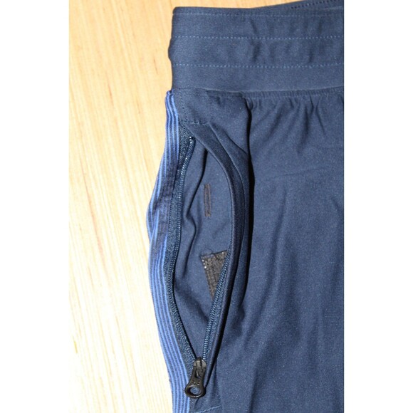 Under Armour Vanish Fitted Jogger Pants-Men LARGE x 30" Inseam-Blue-Zip Pockets - Picture 5 of 9